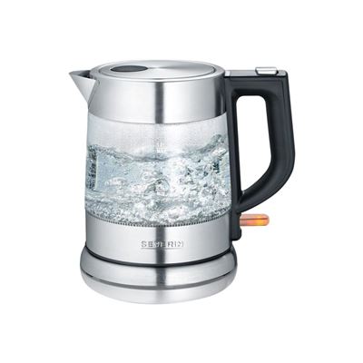 Hervidor De Agua De Cristal De 1 L Severinwk 3468 Acero Inoxidable Antical 2200 V