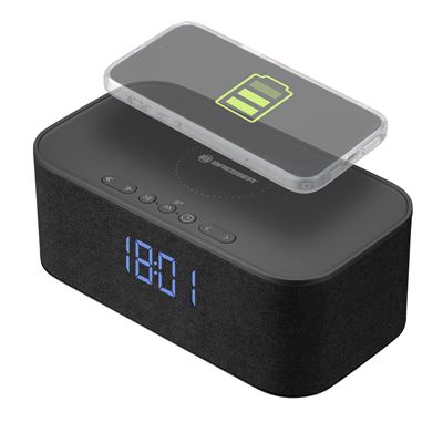 Altavoz Bluetooth Bresser Con Función De Carga Y Hora