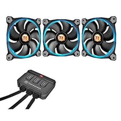 Thermaltake Pack De 3 Ventiladores Enfriamiento De Aire Riing 12 Led, Rgb