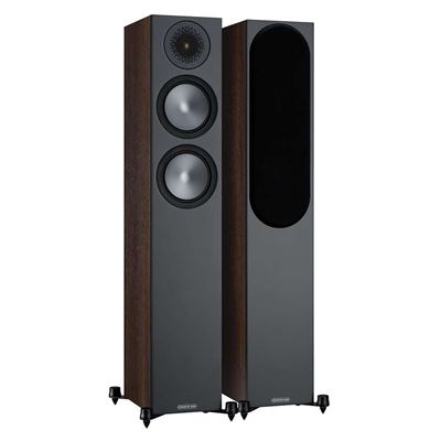 Monitor Audio Pareja De Altavoces Bronze 200 Columna Nogal