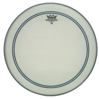 Remo Parche Drum head powerstroke 3 blanco rugoso coated 14 p30114bp