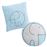 Set de 2 cojines decorativos Pekebaby Bluephant gris algodón_0
