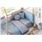 Set de 2 cojines decorativos Pekebaby Bluephant gris algodón_1