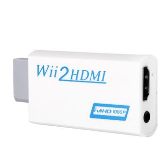 Convertidor de Wii a HDMI 1080P para dispositivo Full HD, adaptador HDMI de  Wii con conector de Audio de 3,5mm y salida HDMI para Nintendo Wii/ Wii  U/HDTV - AliExpress