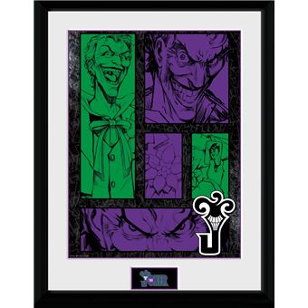 Fotografía Enmarcada DC Comics Joker Panels