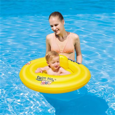 Flotador de aro con asiento swim safe primeros pas