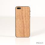 Lazerwood 21185 - Carcasa de madera de cerezo para iPhone 5 y 5S (incluye protector de pantalla), diseño de Andy...