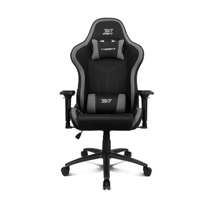 Silla Gaming Drift Gaming Silla Dr110 - Tejido Fabric Alta Transpriación, Reposabrazos 4d, Ruedas Silenciosas, Piston Clase 4, Inclinación, Cojines Cervical/lumbar, Color Gris