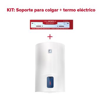 Termo eléctrico Ariston Lydos R 50 litros + Soporte de pared Instafix Vertical - 1