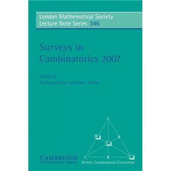 Serie Única - Surveys in Combinatorics 2007 - 1