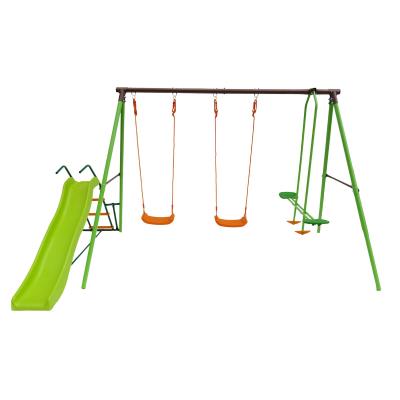 Parque infantil de acero, Modelo Enzo - 4 soportes - 1.95m