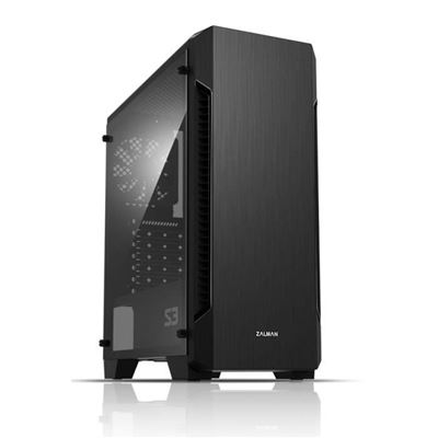 Zalman Negro Caja Sin Fuente De Alimentación S3 - Formato Atx - Ventana Completa - Torre Mediana