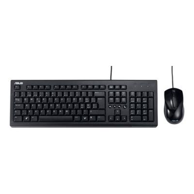 Teclado Asus U2000 USB Qwertz Alemán Negro