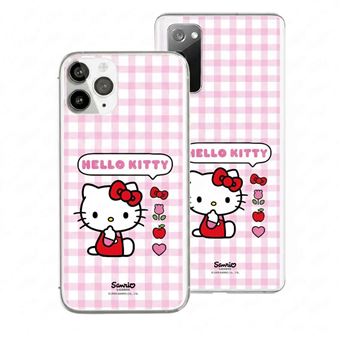 Funda Oficial Hello Kitty para Motorola Moto G52 - Carcasa de Silicona La Casa de las Carcasas - Diseño Apple - 1
