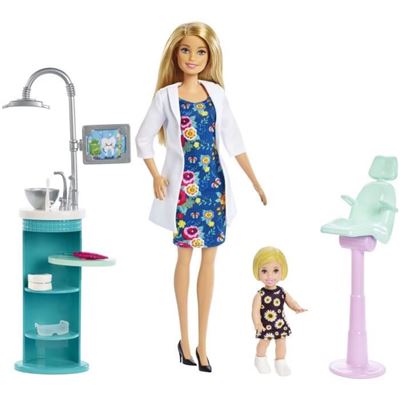 Barbie Dentist Edad 3 quiero ser muñeca con bebé y accesorios regalo para niñas 39 años mattel fxp16 colormodelo surtido caja maniquí