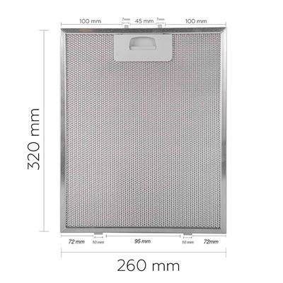 Filtro Campana Extractora Teka Dm60 Dm90 De90 Ds90 40472918