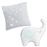 Set de 2 cojines decorativos Pekebaby Dream Big menta algodón_0