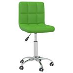 Silla de oficina giratoria vidaXL cuero sintético verde 5,3kg