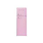 Frigorífico dos puertas Smeg FAB30RPK5 298L rosa Inverter D