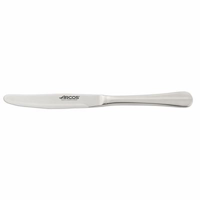 Cuchillo Mesa Arcos Burdeos Plateado Hoja 120 Mm