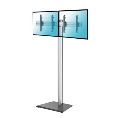 Soporte De Suelo Kimex 031-1211k1 Para 2 Tv 43""-49"" , Altura 240 Cm