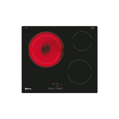Placa Vitrocerámica Balay 3eb715er 3 Zonas 59cm 5700w Negro