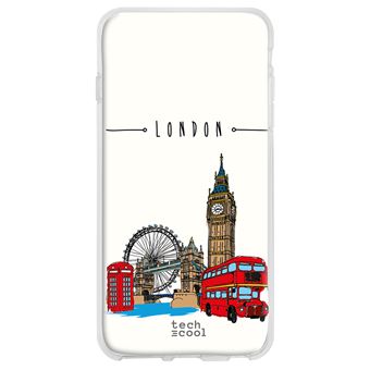 Funda Techcool para Samsung Galaxy S10 Plus silicona Monumentos Londres  fondo blanco - Fundas y carcasas para teléfono móvil - Los mejores precios  | Fnac
