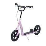 Patinete Scooter 2 Ruedas Manillar Ajustable Rosa 120x52x75-86cm