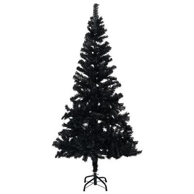 Árbol de Navidad artificial vidaXL con soporte negro PVC 120 cm