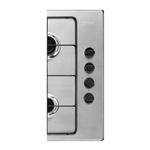 Placa de gas Zanussi ZGH62424XA 4 Fuegos 60cm Inox