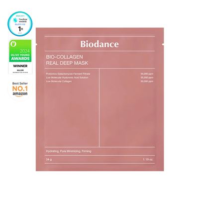 Biodance Mujer Rosa Mascarilla Facial De Tejido Con Colágeno. Piel Más Suave Y Lisa – Skincare Coreana, Talla: Fasul - Imagen 3