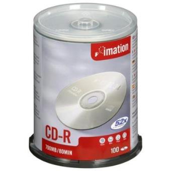Imation CD-R 80min 700Mb Thermal Printable (100) - 1