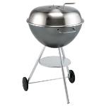 Dancook 1400 Barbacoa de acero inoxidable negro plata 59x59x28