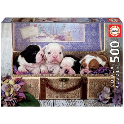 Puzzle Educa 500 cachorros edad 12