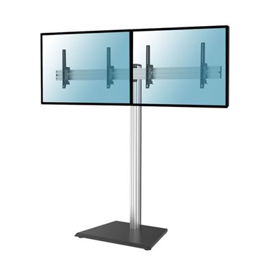 Soporte De Suelo Kimex 031-1212k1 Para 2 Tv 43""-49"" , Altura 175 Cm, Función Inclinable