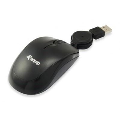 Equip Life Raton Equip Optical Travel Mouse Cable Retractil