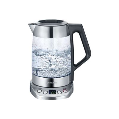 Hervidor De Té/agua Digital Deluxe Severin Wk 3479 1,7 L Agua, 1,5 L Té. Acero Inox / Cristal 3000 W