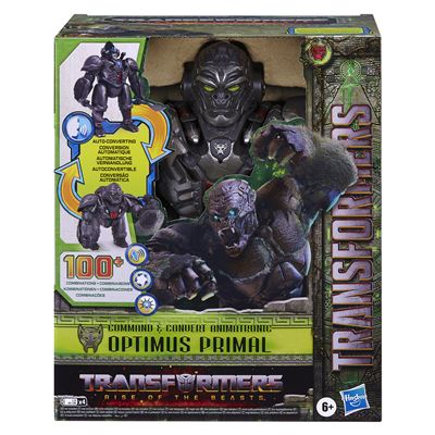 Hasbro Figura Transformers: El Despertar De Las Bestias Command & Convert Animatronic Optimus Primal