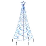 Árbol de Navidad con pincho vidaXL 200 LED azul 180cm