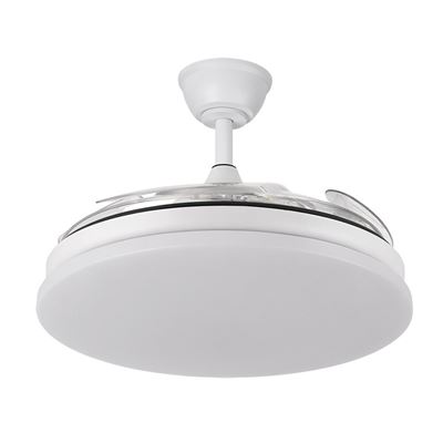 Ventilador De Techo Fabrilamp Dc Tridente Regulable Con Mando A Distancia 59W 3Cct 6980Lm Blanco