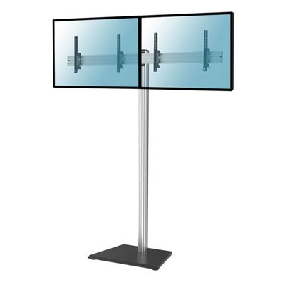 Soporte De Suelo Kimex 031-1213k1 Para 2 Tv 43""-49"" , Altura 240 Cm, Función Inclinable