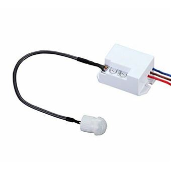 Detector de Movimiento Garza Power Infrarrojos Integrable, Ángulo de Detección 360º, color Blanco
