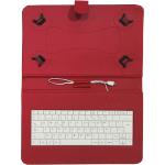 Funda con Teclado para Tablet 10"" CV-3006, Rojo