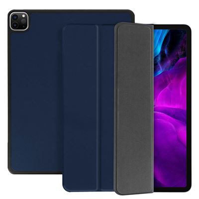 Funda Apple iPad Pro 12.9 2020 F. Soporte Vídeo/Teclado Azul oscuro