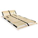 Somiers De Listones vidaxl con 28 7 zonas compatible 90x200 cm