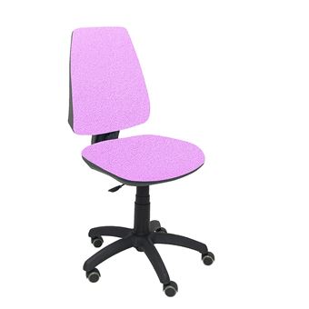 Silla de oficina ergonómica Piqueras y Crespo Modelo 14CP, tejido lila - 1