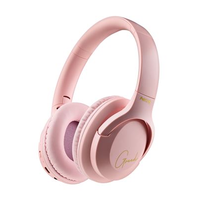 Auriculares Ngs Artica Greed Pink Inalámbricos, Bluetooth, 40hr Autonomía, Ligero, Micrófono.