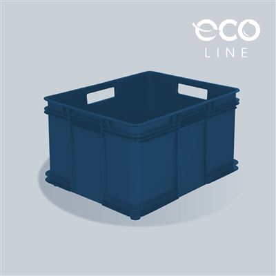 Caja De Almacenaje Keeeper Eco Bruno 52x43x28cm 54l Azul