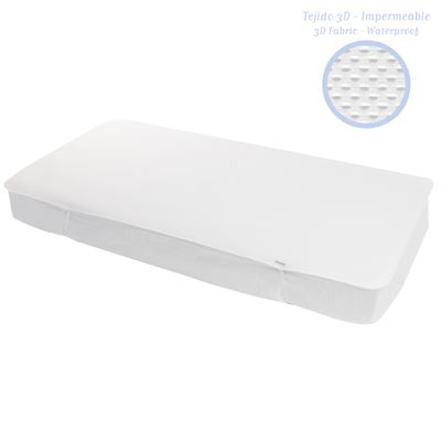 Protector Colchon 3d-cuna 60 60x120 Cm Liso E Unico