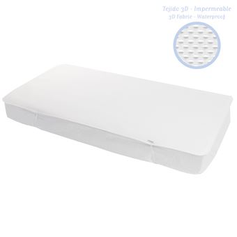 Protector Colchon 3D-Cuna 60 60X120 Cm Liso E Unico - 1